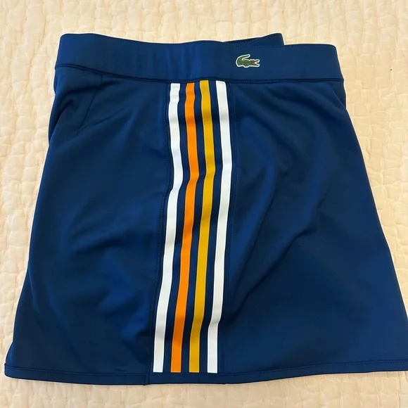 Lacoste Navy Skirt with Stripes - Picture 2 of 6